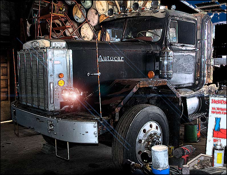 black autocar